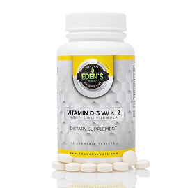 VITAMIN D-3 WITH K-2 | 90 COUNT | NON-GMO
